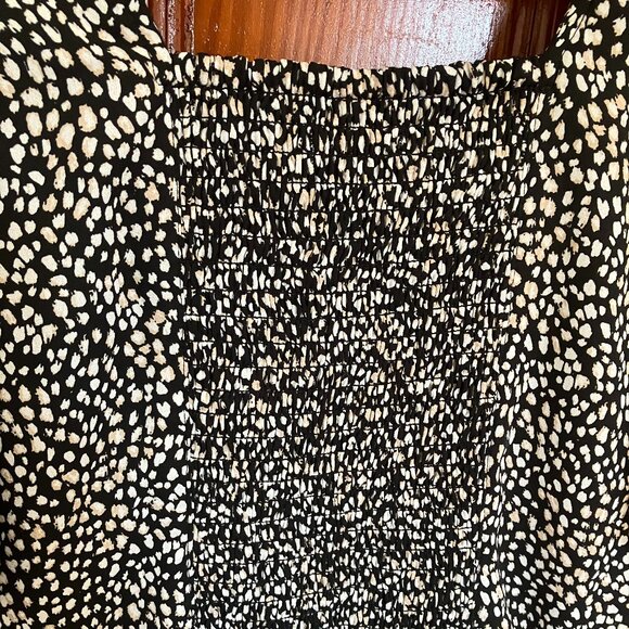 Abercrombie & Fitch Black and White Spotted Slip-On Dress - Picture 6 of 6